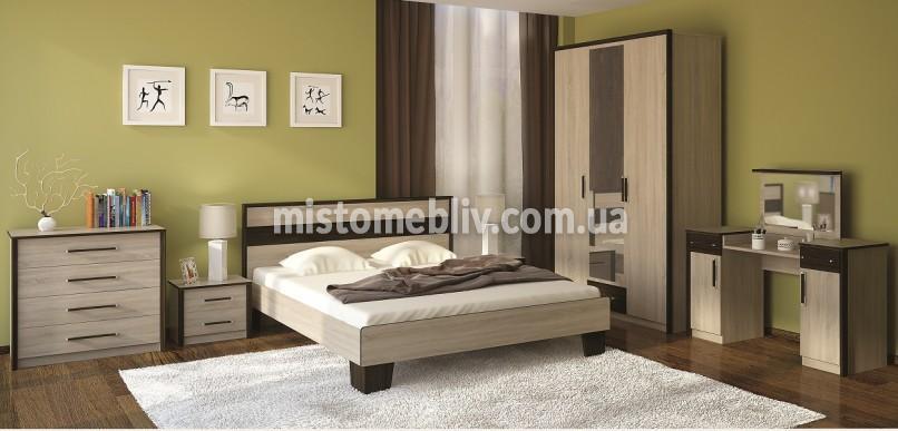 Спальня Скарлет, шкаф скарлет, зеркало скарлет
Кровать Скарлет, комод скарлет, прикроватная тумба Скарлет, 
