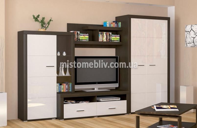 Стінка Неон-2 Глянец Меблі-Сервіс в магазіне Місто Меблів. ☎(099) 199-01-01. Стінка Неон-2 Глянец придбати онлайн. ➤ Ціна від виробника. ✓ Доставка по Україні. ✪ Гарантія.