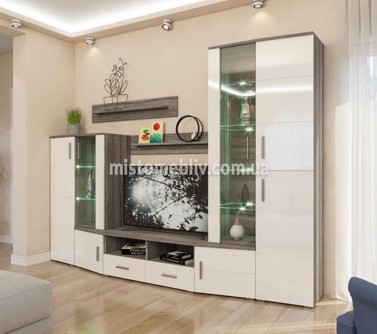 Фото стенка горка вітальня гостиная Альба Свит Меблив Світ Мелів Svit Mebliv в магазині Місто Меблів. ☎(099) 199-01-01. стенка горка Вектра, купити придбати онлайн. ➤ Ціна від виробника. ✓ Доставка по Україні. ✪ Гарантія.