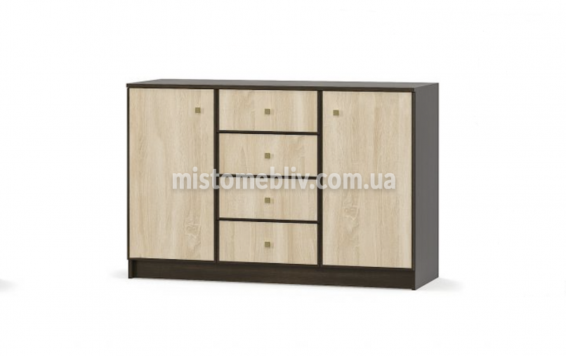 Комод 2Д4Ш Фантазія Меблі-Сервіс в магазіне Місто Меблів. ☎(099) 199-01-01. Комод 2Д4Ш Фантазія придбати онлайн. ➤ Ціна від виробника. ✓ Доставка по Україні. ✪ Гарантія.