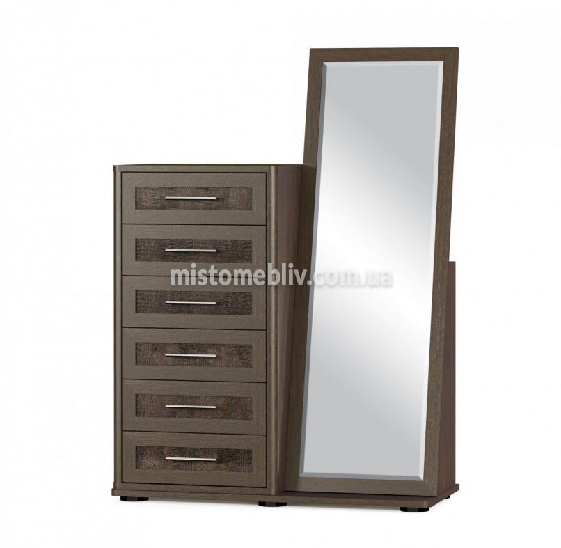 Комод 6Ш Дзеркало Токіо Меблі-Сервіс в магазіне Місто Меблів. ☎(099) 199-01-01. Комод 6Ш Дзеркало Токіо придбати онлайн. ➤ Ціна від виробника. ✓ Доставка по Україні. ✪ Гарантія.